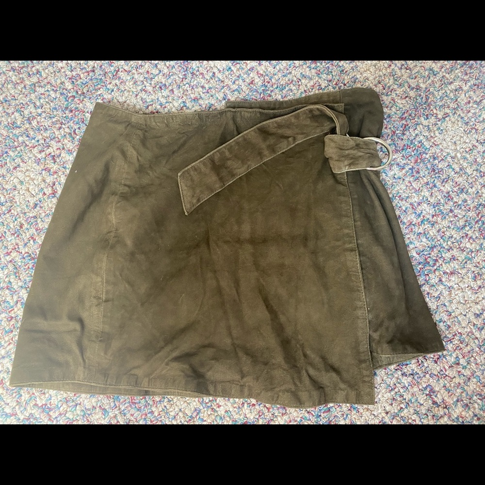 Suede Skirt